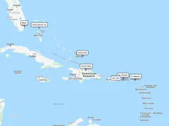 Norwegian Cruise Line Eastern Caribbean 9-day route