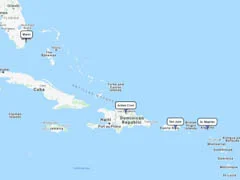 Carnival Cruise Line Eastern Caribbean 7-day route