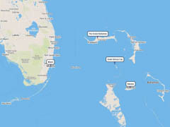 Norwegian Cruise Line Bahamas 4-day route