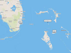 Norwegian Cruise Line Bahamas 3-day route