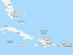 MSC Cruises Eastern Caribbean 7-day route