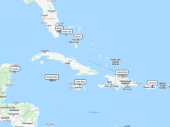 MSC Cruises Eastern Caribbean 14-day route