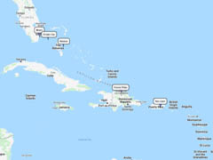 MSC Cruises Eastern Caribbean 7-day route
