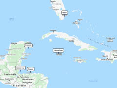 Norwegian Cruise Line Western Caribbean 7-day route