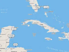 Royal Caribbean Western Caribbean 7-day route